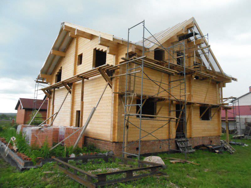 Выполненный проект дома из клееного бруса в Волгореченске