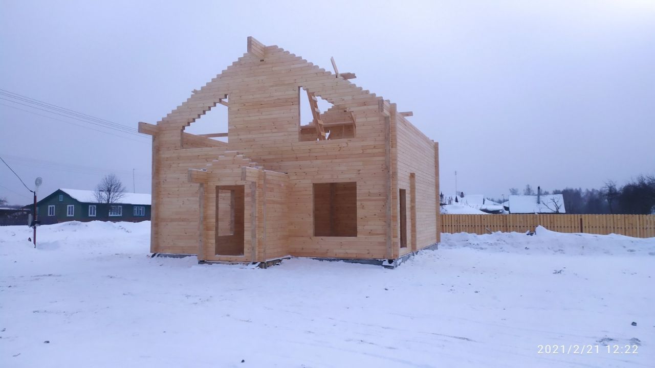 Выполненный проект дома из клееного бруса г. Тейково